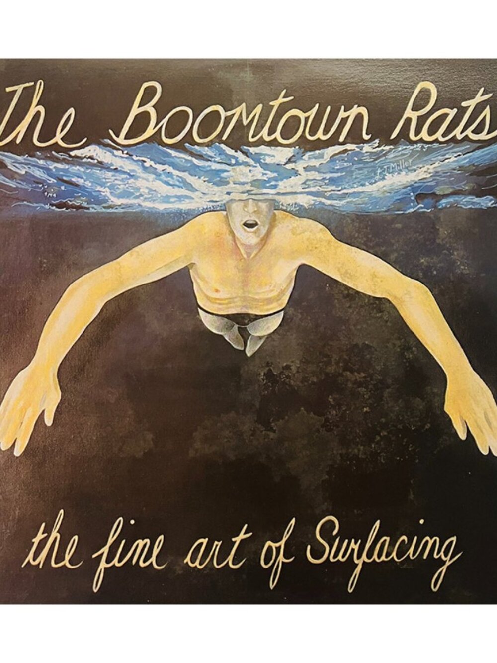 Vintage 1970s Boomtown Rats The Fine Art of Surfacing Reto Vinyl Record Album LP